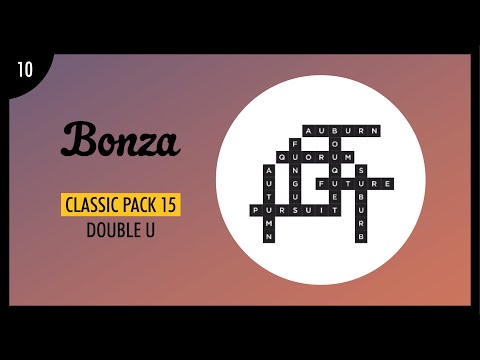 Bonza Word Puzzle | Classic | Pack 15 | Double U