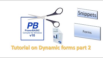PowerBasic Windows Snippets - Dynamic Forms Part 2
