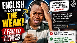 English Is NOT for the Weak 😂💀 | I Failed to Pronounce 163,518 Views! | Funniest Reaction Ever