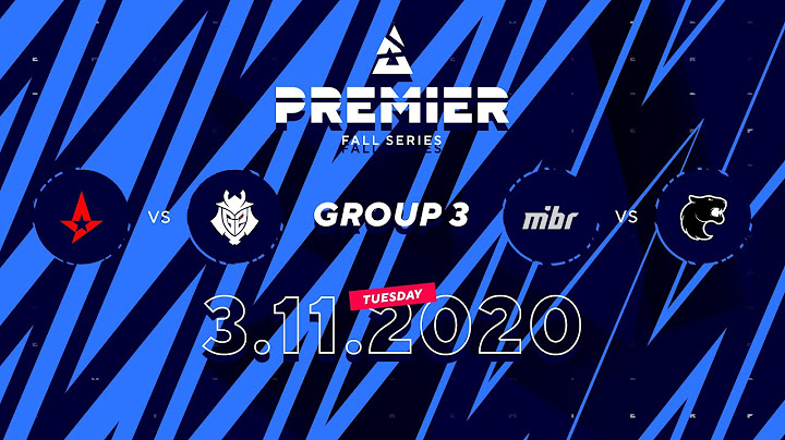 Astralis vs G2, Furia vs MIBR | BLAST Premier Fall Series Group 3 Day 2
