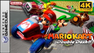 Mario Kart: Double Dash (Nintendo GameCube) Longplay 4K 60FPS - All Cups