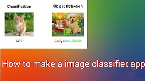 How to make Image Classifier app in MIT App Inventor