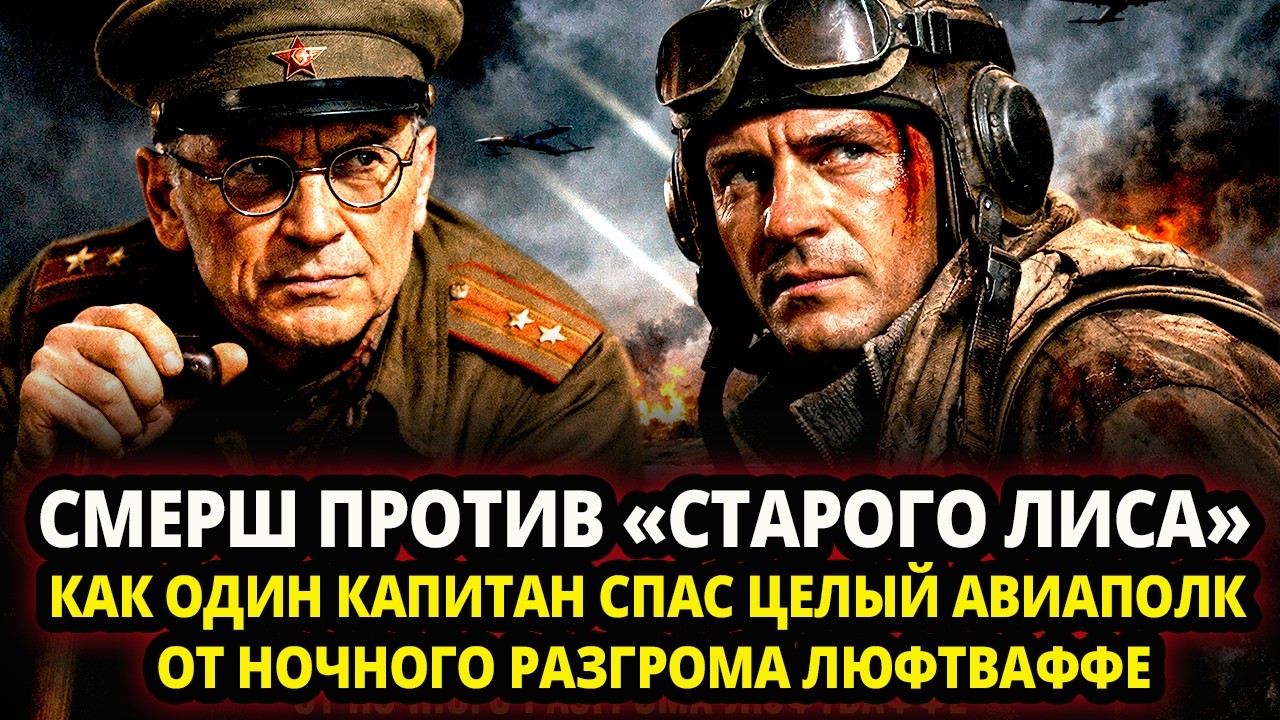 СМЕРШ ПРОТИВ «СТАРОГО ЛИСА». КАК ОДИН КАПИТАН СПАС ЦЕЛЫЙ АВИАПОЛК ОТ НОЧНОГО РАЗГРОМА ЛЮФТВАФФЕ