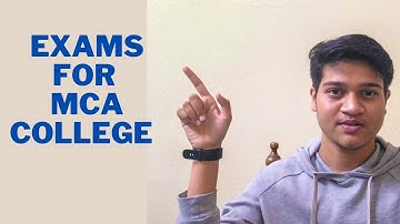 MCA college Entrance Exams #MCA #NIMCET #student #entranceexam