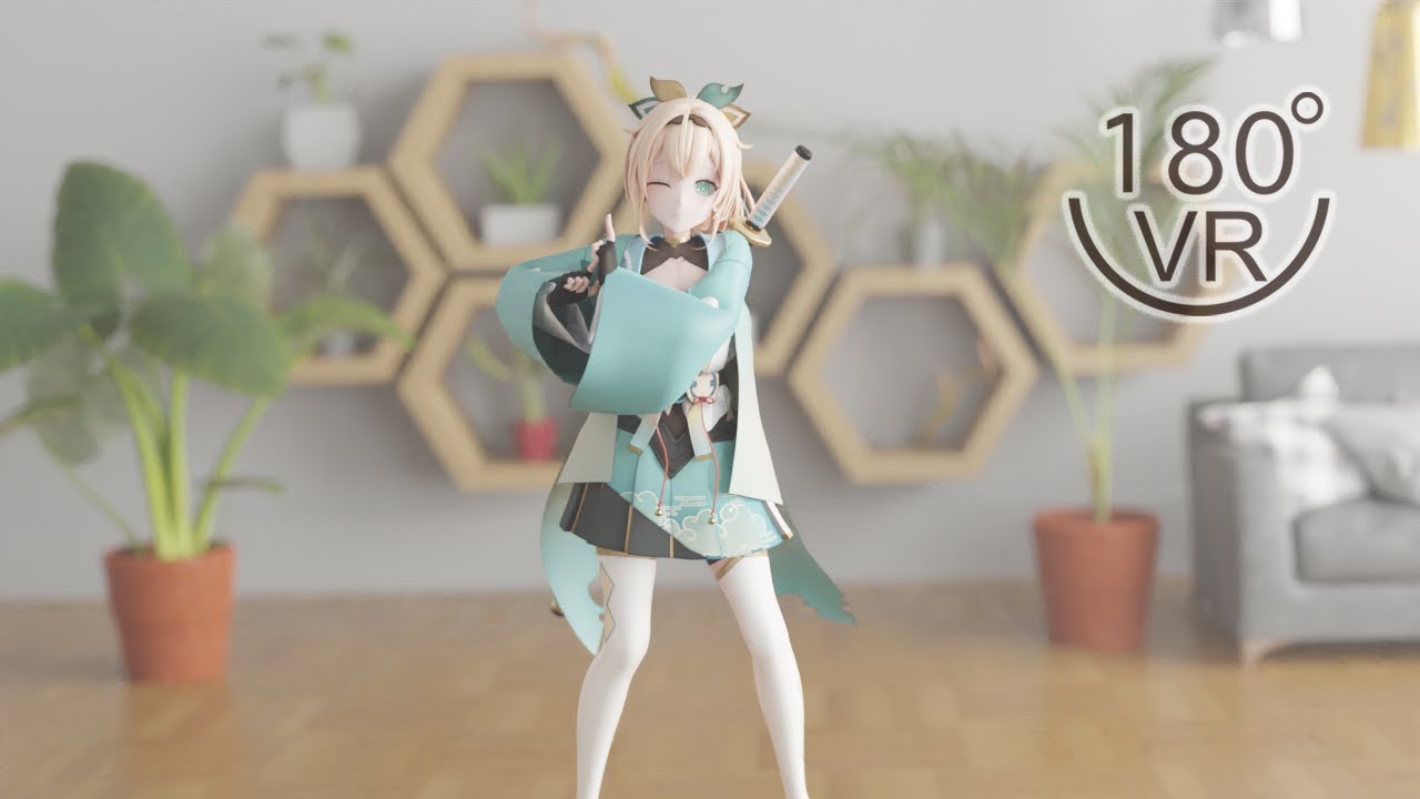 VR180 Shorts】【Kazama Iroha】Ninja Re Bang Bang【hololive MMD