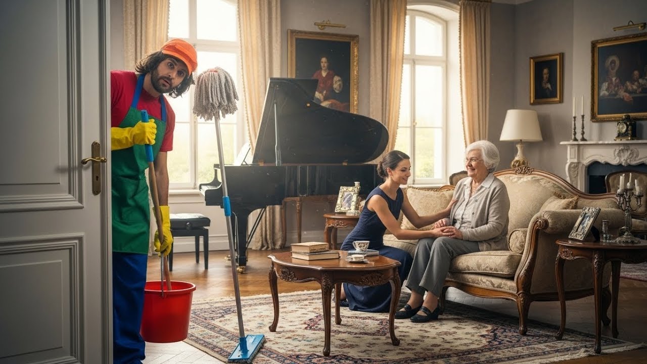 Billionaire Watched in Silence as His Fiancée Humiliated His Mother — Then a Cleaner Spoke Up