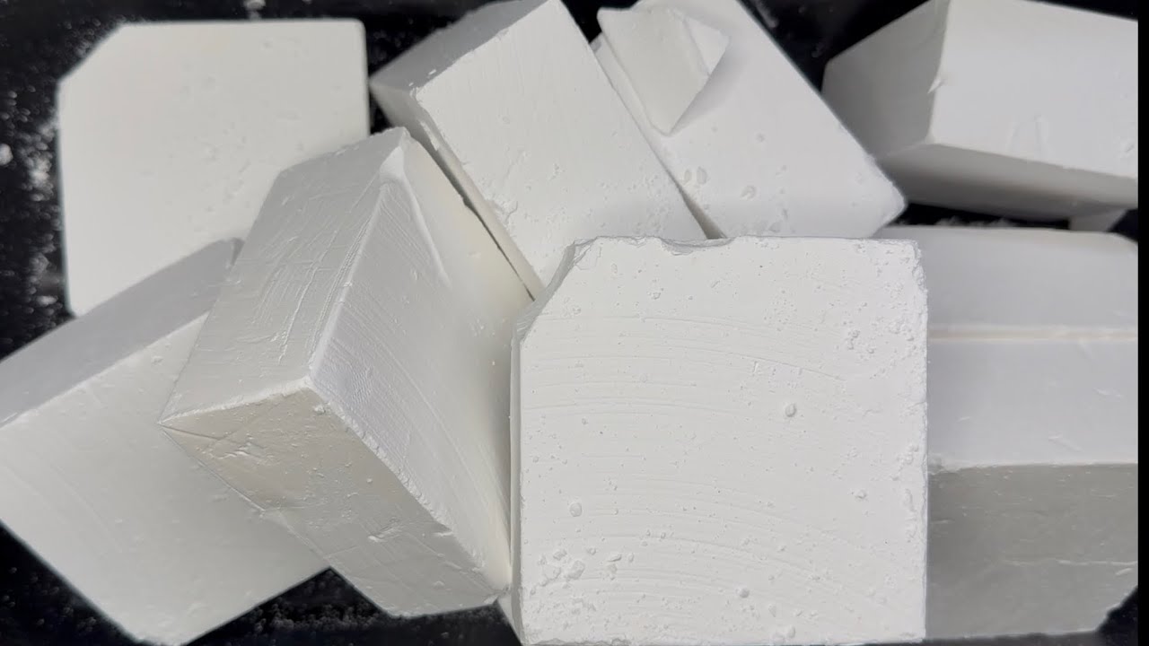 A Bucket of Soft Plain Gym Chalk Blocks dedicated to sweetest @LadysJournal | oddly satisfying