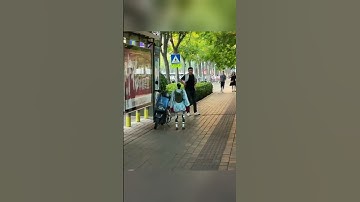 AI Clanker Intimidates Scooter Man #humanoidrobot