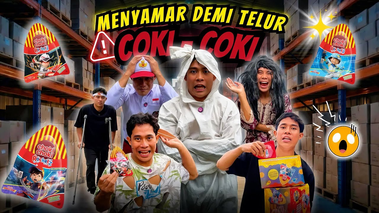 Menyamar Demi Telur Roket Coki Coki Dan Lego BoBoiBoy Sopan 