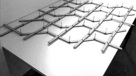 Form Found Membrane Activated Gridshells - Fabrication Video