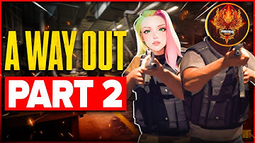 A WAY OUT Walkthrough Gameplay Part 2 With HereKitdee!  (Prison Break Escape Game)