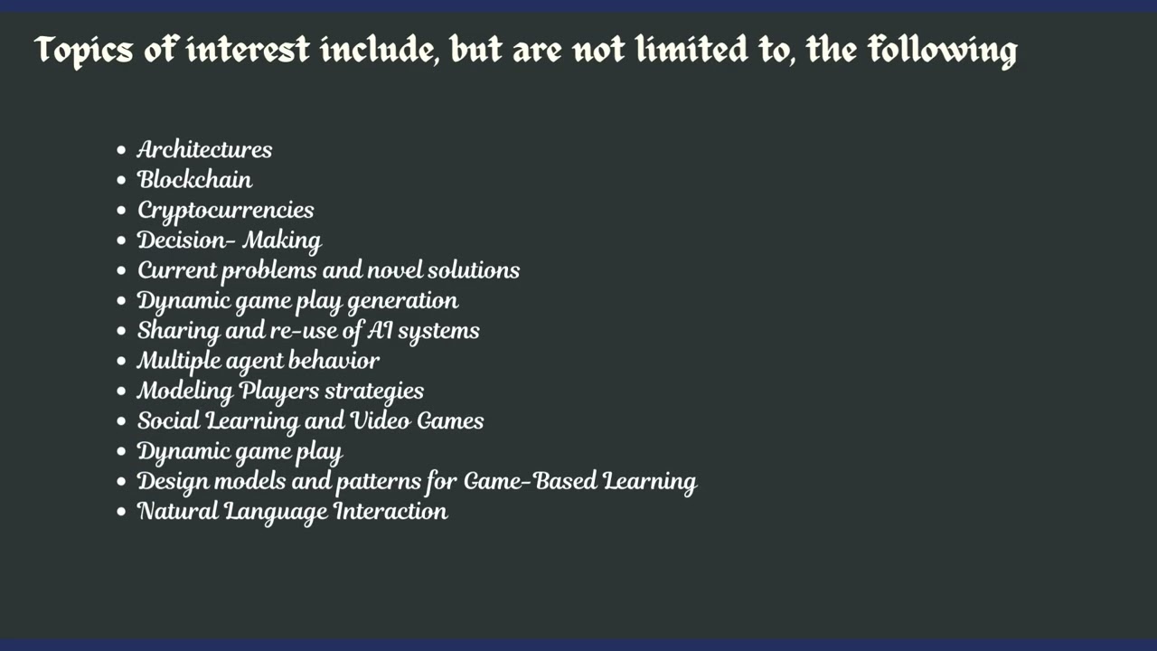 Submit your Research Articles!!!International Journal of Game Theory and Technology (IJGTT)