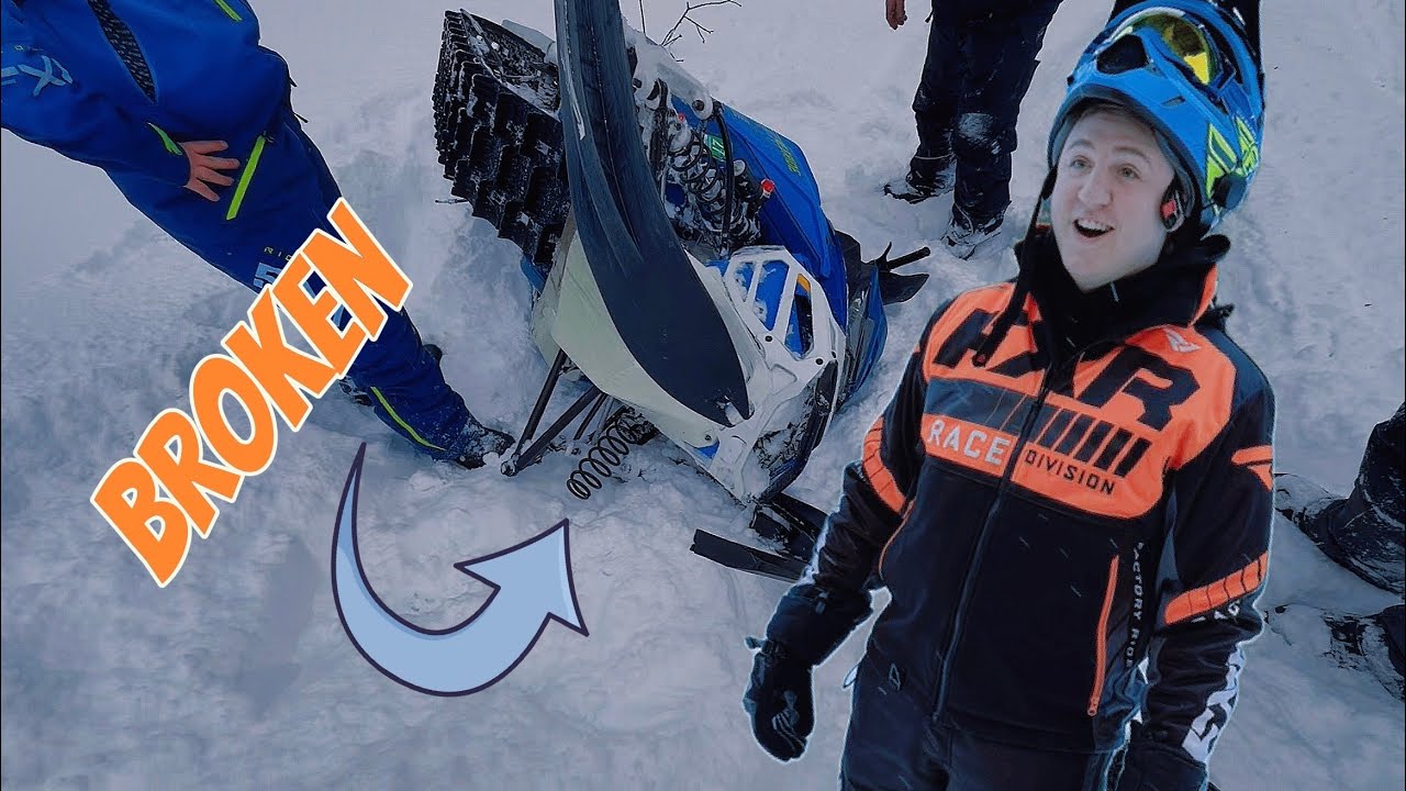 3 Broke sleds… Middle of nowhere!