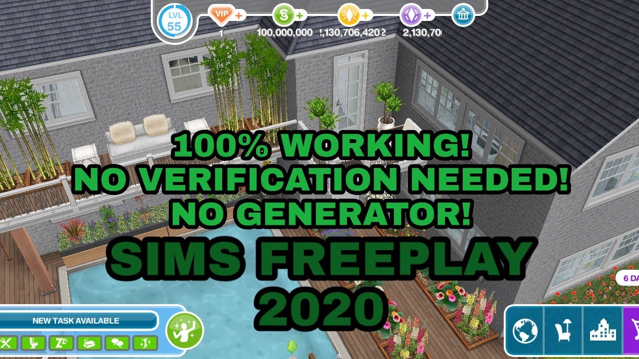 EASY AND SAFE HOW TO HACK THE SIMS FREEPLAY 2019 NO VERIFICATION