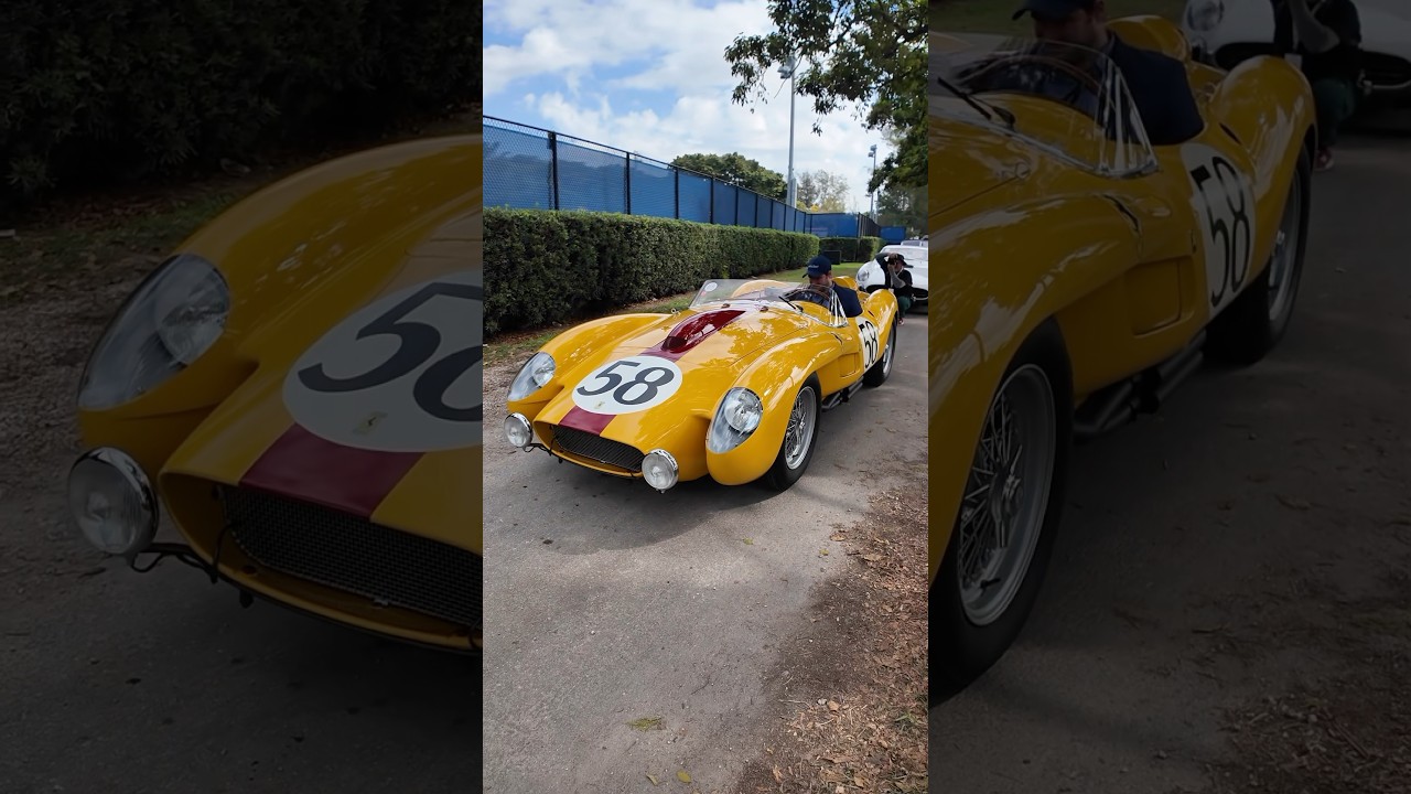 A walk around the legendary 1958 Ferrari 250 Testa Rossa at MODA Miami.