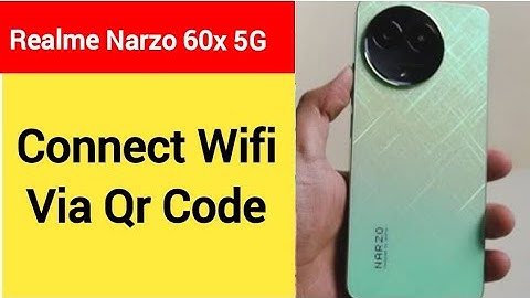How to connect WiFi via QR code, realme Narzo 60x 5G me Bina password ke Wi Fi connect kaise karen