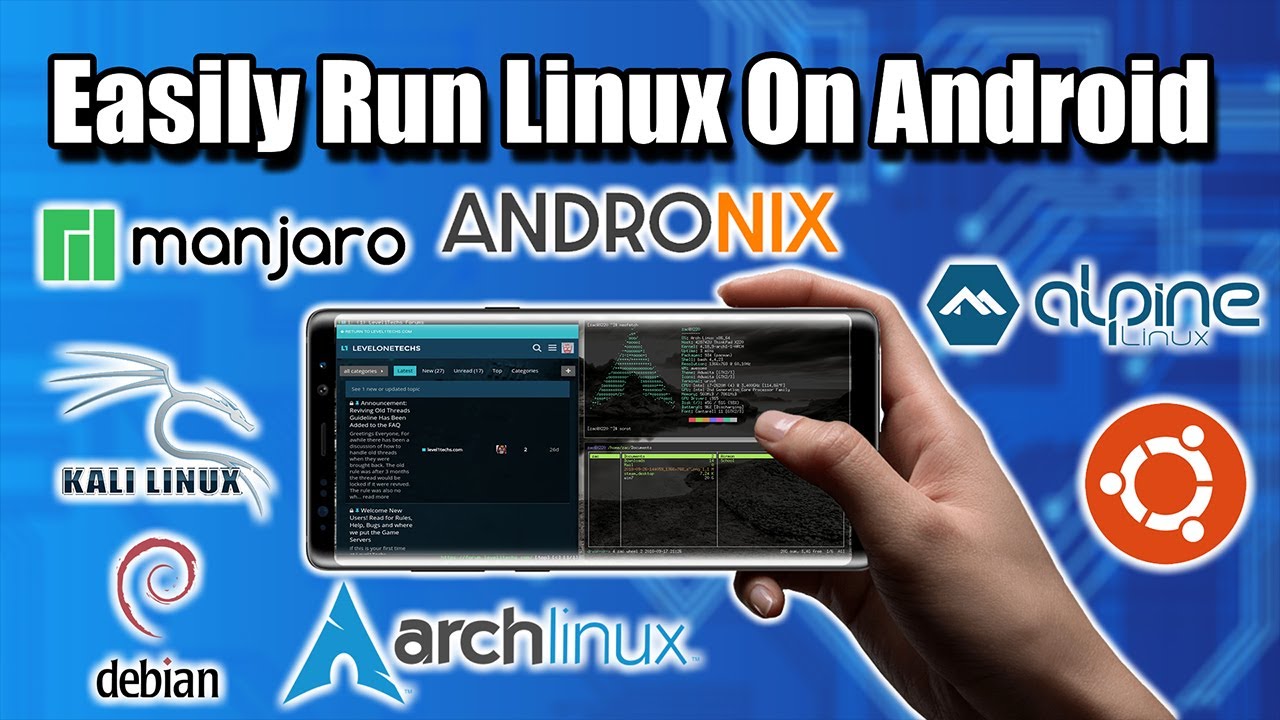 Easily Run Linux On Android With AndroNix - Linux Distro on Android without  root