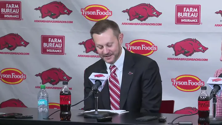 LIVE: Arkansas Razorbacks introduce Ryan Silverfield as new head coach