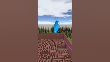 Destroying Cockroach Super in Big Maze Nextbot Gmod