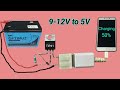 12V to 5V Mobile usb charger using any power transistor