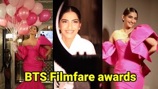 Sonam Kapoor Bts Video Of Filmfare Awards