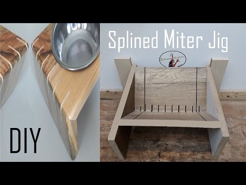 Miter Spline Jig / Wedge grooving / Wood wedge Key Jig