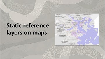 Static reference layers on maps in Oracle Analytics