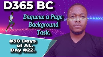Enqueue A Page BackGround Task in Microsoft Dynamics 365 Business Central using AL.