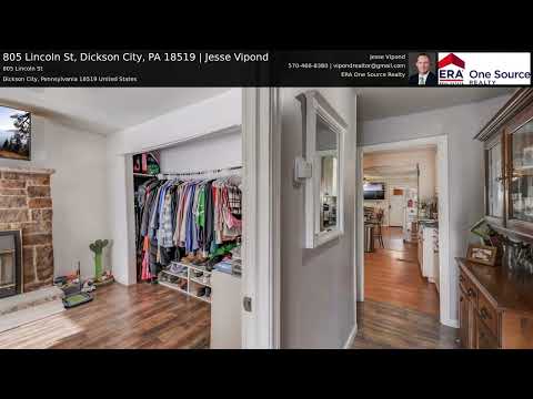 805 Lincoln St, Dickson City, PA home video tour