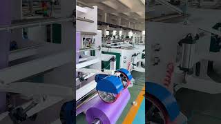 Drawstring garbage bag making machine