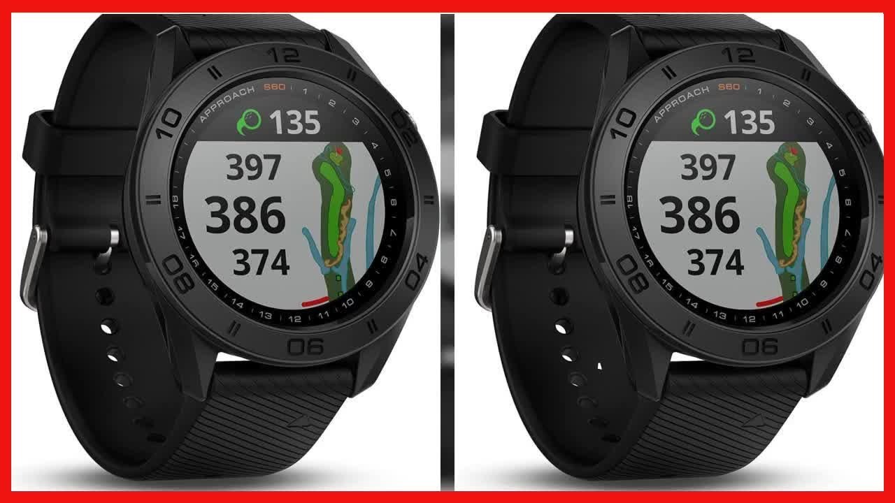 Garmin Approach S60, Premium GPS Golf Watch with Touchscreen