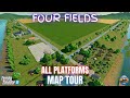 FOUR FIELDS - Map Tour - Farming Simulator 22