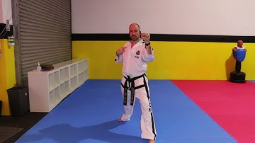 Walking Stance Outer Forearm High Block