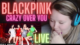 FIRST Reaction to BLACKPINK - CRAZY OVER YOU LIVE 🖤🩷