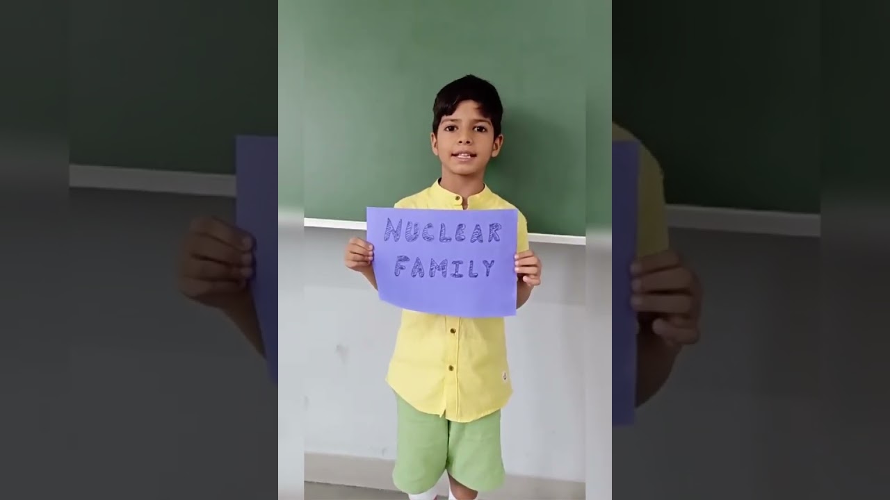 Nuclear Family | EVS | Topic - My Family