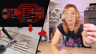 Fabriquer un CIRCUIT IMPRIME TRANSPARENT ! [ENG Sub]