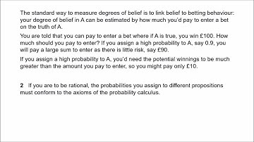 Philosophy of Science 15 - Bayesian Epistemology 1
