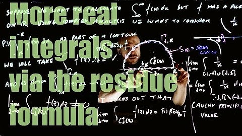 Lecture 15:  More evaluation of real integrals via Cauchy