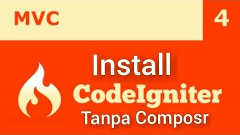Codeigniter 4 untuk pemula | #1 Instal Codigniter 4 Tanpa Composer