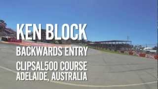 Ken Block backwards entry at the Clipsal500 Adelaide [GoPro Hero3 HD]