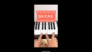 Guess Who’s back? Still DRE Piano Easy Tutorial  #Piano #Shorts screenshot 4