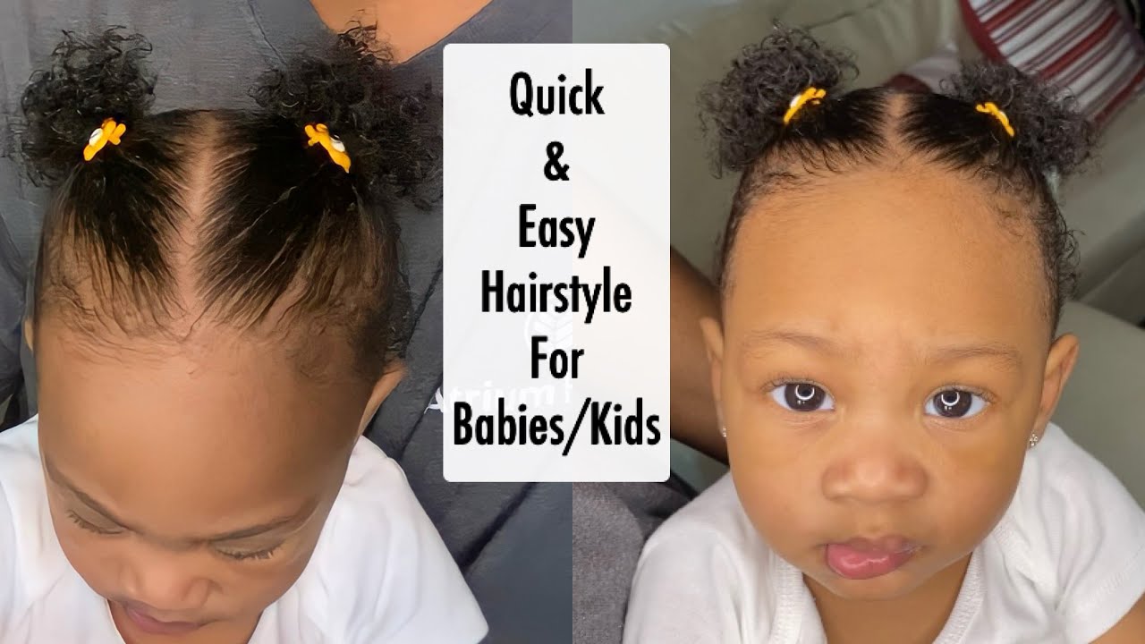 Quick and Easy Hairstyle for Babies/Infants/Kids | 10 Month Old - YouTube