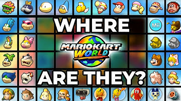 Every Mario Kart Character currently NOT in Mario Kart World!