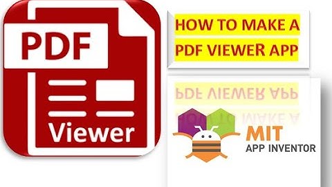 How to make a PDF Viewer App || MIT App Inventor || Extensions #Tutorial #MITAppInventor #ATLlab #00