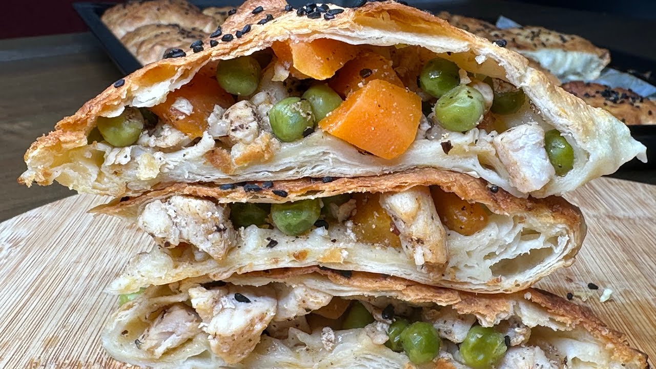 Легкий турецкий борек с курицей