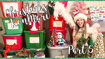 Hoarders ❤️ Decluttering Years of Hoarding | Extreme KonMari Method Christmas Decorations Part 5