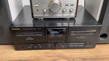 EBay item #115020520230, Technics Double Cassette Deck RS-X502 - Testing