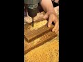 Practice drilling holes in wood