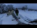 Night skiing at Hyland Hills MN *POV*