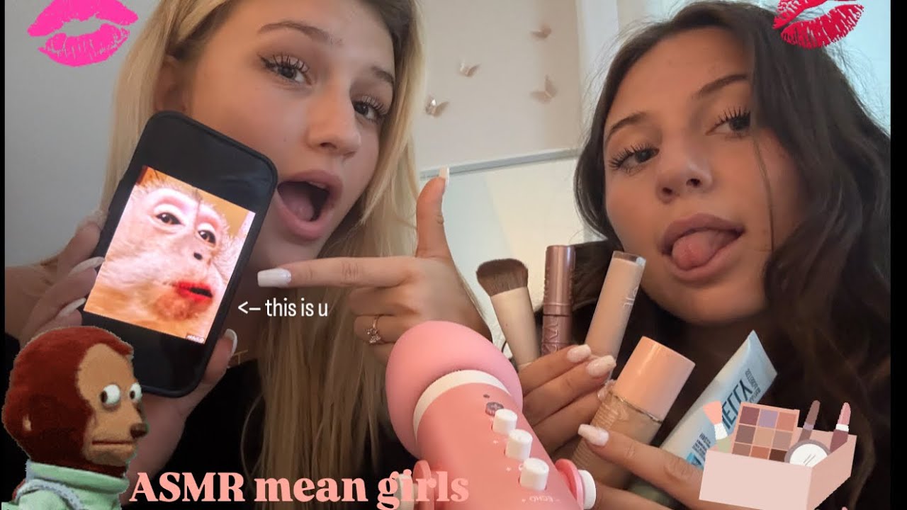 asmr mean girls do ur makeup in class